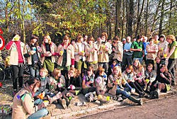De scouts van Sint-Rochus toonde hun hart voor de natuur in de Berendries. Yvan De Saedeleer