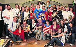 De muziekacademie Sonora uit Tremelo.Alain Trappeniers