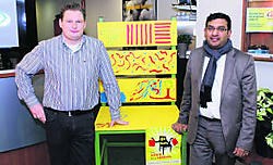 De Vereniging voor Personen met een Handicap wil een stoel in elke winkel in Heist.Alain Trappeniers