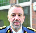 Commandant Geert Maertens haalde fel uit naar burgemeester Gerda Mylle (CD&V). FMR