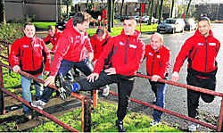 De eerste actie van de buurtsportwerkers was een wandeling in de wijk Moscou-Vogelhoek. fvv