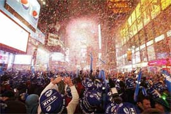 Extra beveiliging op Times Square