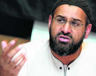 Anjem Choudary, leider van de islamistische groep Islam4UK.ap
