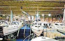 Op de Boat Show stallen verzamelaars hun boten uit. rr
