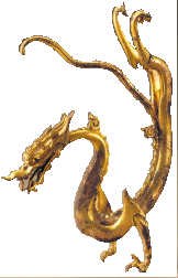 Draak in verguld brons: <br>adembenemend vakmanschap.<br>Shaanxi History Museum