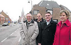 'Het stadsbestuur luistert naar ons', zeggen Nancy Van Hove (rechts) en de rest van het Unizo-bestuur. Michel Vanneuville