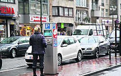 Een echte schande, oordelen de inwoners van Knokke over het nieuwe parkeerplan. Norbert Minne