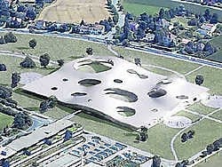 Het Japanse kantoor Sanaa tekent een sierlijke campus. rr