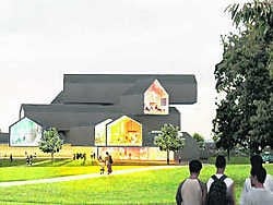 Ontwerp voor het Vitra Haus door Herzog & De Meuron. rr