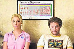'Knocked up': niet de dijenkletser die je zou verwachten. rr