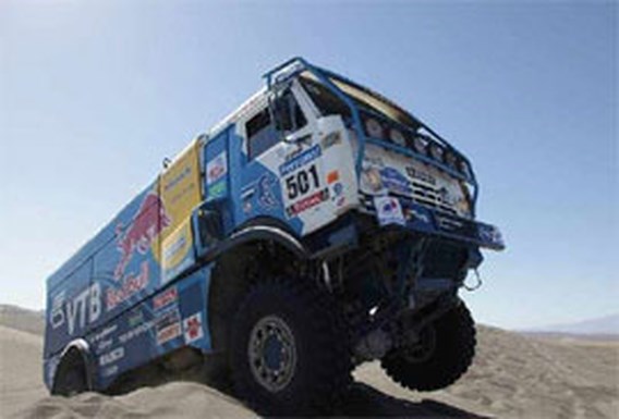Geen Belgische etappewinst bij de vrachtwagens in Dakar