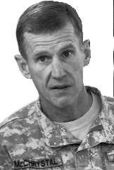 Stanley McChrystal: voor onderhandelingen.epa