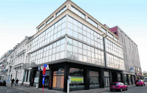 Op de hoek Casinoplein-Conservatoriumplein moet het wellnesscenter van het hotel komen. Patrick Holderbeke