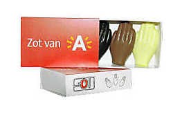 De stad deelt<br> met Valentijn<br> doosjes met<br> Antwerpse handjes<br> uit. if