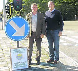 Jan Drijkoningen en Bart Vanderstraeten van Leefbaar Zonhoven.ksg
