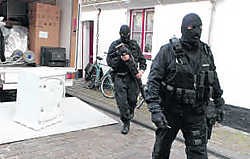 De buurvrouw was erg geschrokken van het incident.