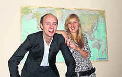 Bert en Naïma grepen net naast een podiumplaats. mye