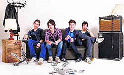 The Mojo Filters bestaat uit zanger-gitarist Hesse, gitarist Mich, bassist Niels en drummer Jorn. repro ram