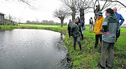 Natuurpunt Klein-Brabant bracht alle vlasrootputten in de streek in kaart. Op de foto de put aan de Pandgatheide in Oppuurs.Eddy Van Ranst