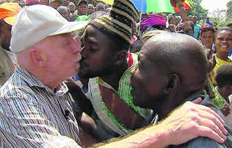 Jef Geeraerts in Congo. vrt