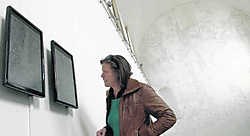 De levensgrote tekening in de kapel wordt aangevuld met digitale animaties. mvn