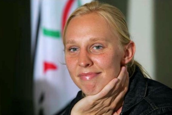 Ann Wauters schittert en wint van Amerika