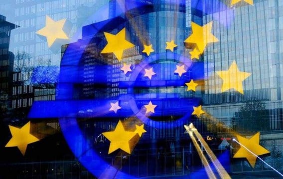 Euro zakt onder 1,25 dollar