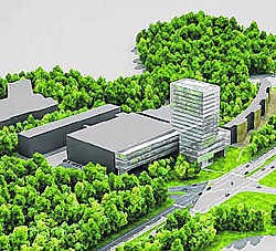 Imec bouwt aan de Celestijnenlaan nog kantoren bij. ivw