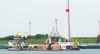 De luidruchtige emmerbaggermolen zal in de zomer niet meer in Zandvliet en Berendrecht worden ingezet. sdl