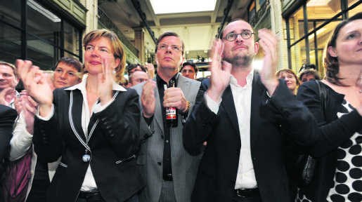 ‘Ik kan niet in vijf maanden rechttrekken wat jaren fout is gelopen', zei voorzitter De Croo. Ivan Put
