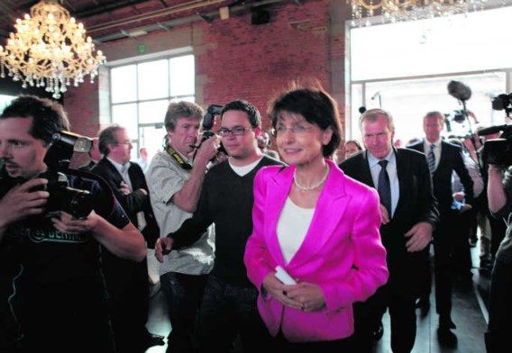 CD&V-voorzitster Marianne Thyssen heeft gemengde gevoelens over de campagne. 'Ik voelde mij alleen. Niet in mijn partij, maar daarbuiten.' Wouter Van Vooren