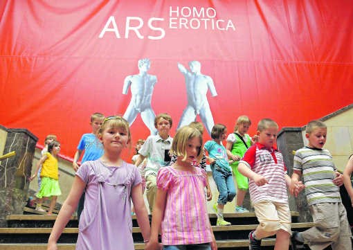 Ongezien in Polen: de minister van Cultuur legde het protest tegen Ars Homo Erotica naast zich neer.<br>Janek Skarzynski/ap