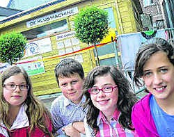 De Klusmachine krijgt een blijvende plaats in de school. jrz