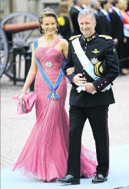 Prinses Mathilde en prins Filip van België