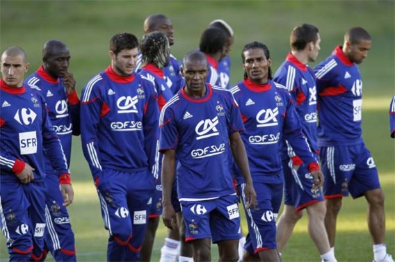 Franse spelers trainen opnieuw