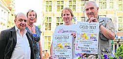 De handelaars doopten hun actie 'Geld Telt'. yds