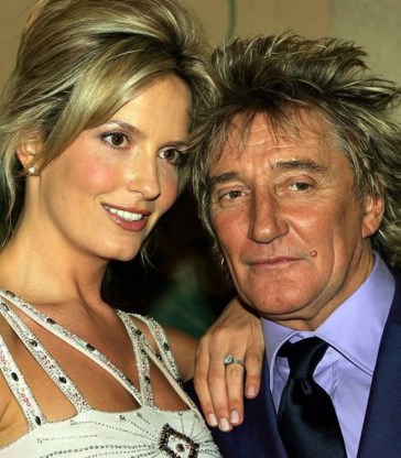 Rod Stewart en Penny Lancaster.