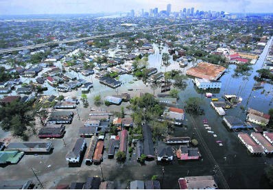 De overstroming van New Orleans was een 'man made disaster'. pn