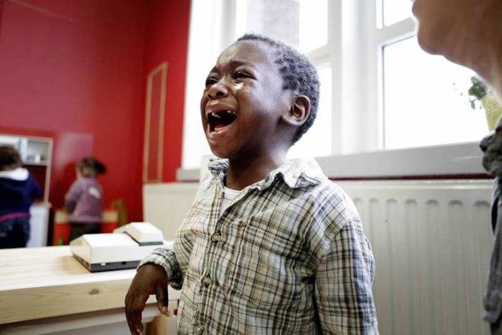 FOTO: Traantjes aan de schoolpoort