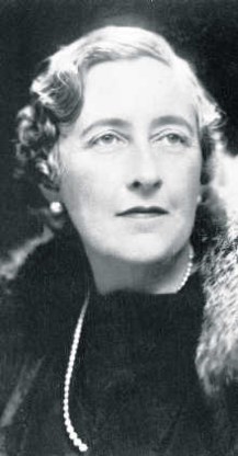 Agatha Christie op een archieffoto uit 1963. ap
