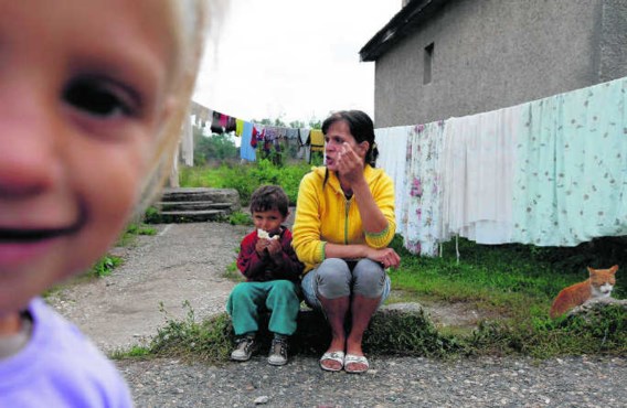 De hoge werkloosheid in Hongarije treft vooral Roma. Amper een op de vier zigeuners heeft een baan. Laszlo Balogh/reuters
