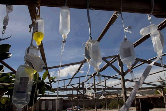 VN verwachten 200.000 cholerapatiënten in Haïti