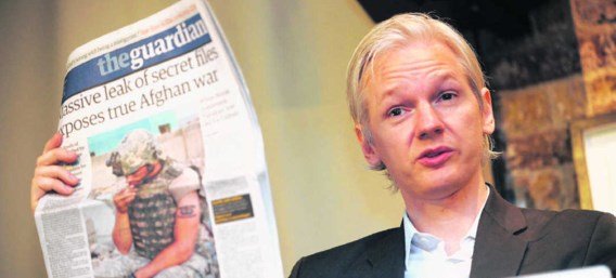 Julian Assange, de man achter Wikileaks, besliste om samen te werken met traditionele media, waaronder The Guardian. epa