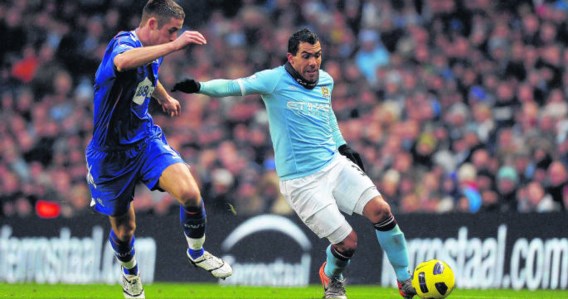 Carlos Tevez diende een transferverzoek in bij Manchester City, maar de club bevestigde al dat ze daar op zullen ingaan. robin parker/epa