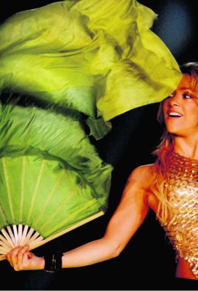 Shakira danst als een slang die haar bezweerder in de mand krijgt.Koen Bauters