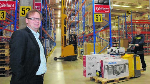 Olivier Lanckriet wil in dit nieuwe gebouw zijn succesvol electrobedrijf uitbreiden.Michel Vanneuville