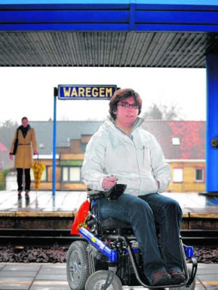 Ann Vanheusden woont in Waregem, maar neemt er nooit meer de trein: 'Ik ga naar Deinze, vijftien kilometer verder.' David Stockman