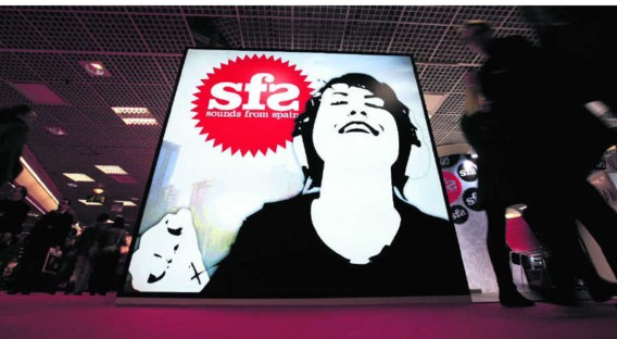 De stand van Spanje op de muziekbeurs Midemnet.reuters