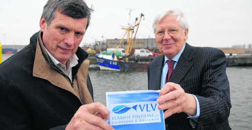 Johan Van de Steene en Noël Devisch leiden de nieuwe, eengemaakte visveiling. Michel Vanneuville
