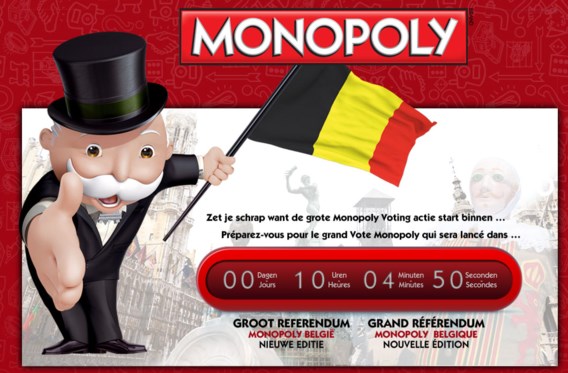 Monopoly hertekent België